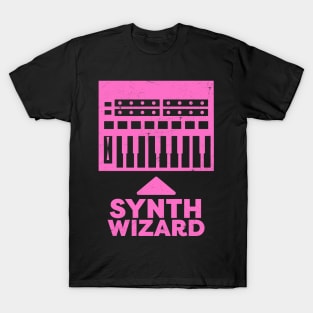 Synth Wizard Synthesizer Music Producer T-Shirt